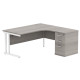 Core Corner Desk With Desk High Pedestal